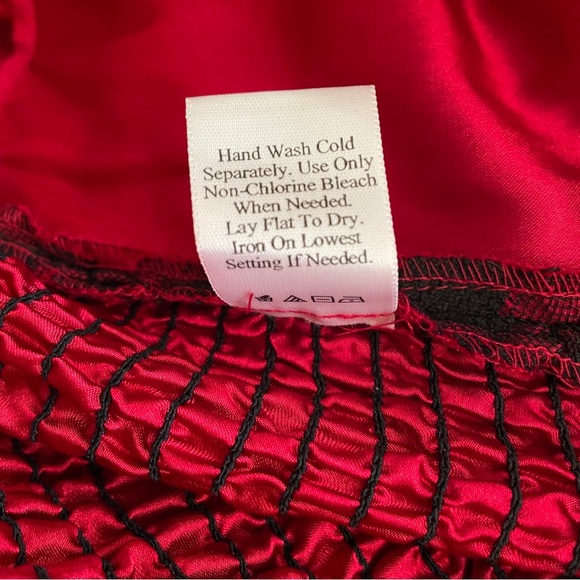 Coldwater Creek Red Mesh Polka Dot Dress New with Tags Sz 12 - Picture 6 of 10